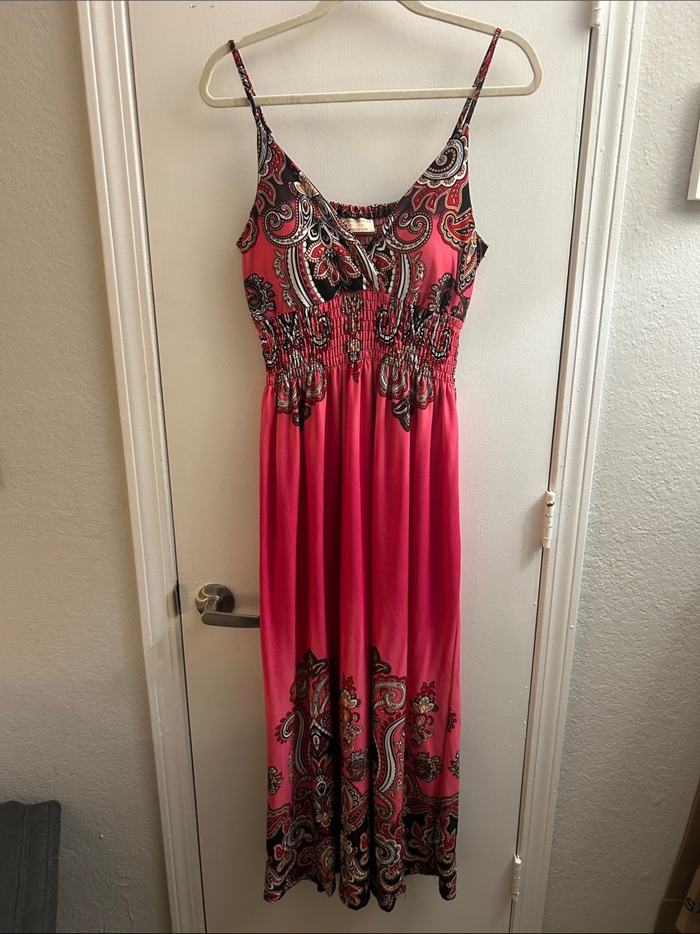 Hot Pink Paisley Sundress